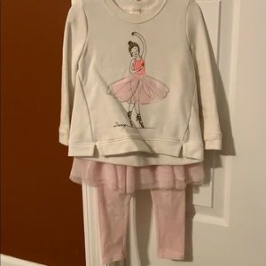 Ballerina long sleeve outfit